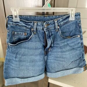 H&M high waisted denim shorts